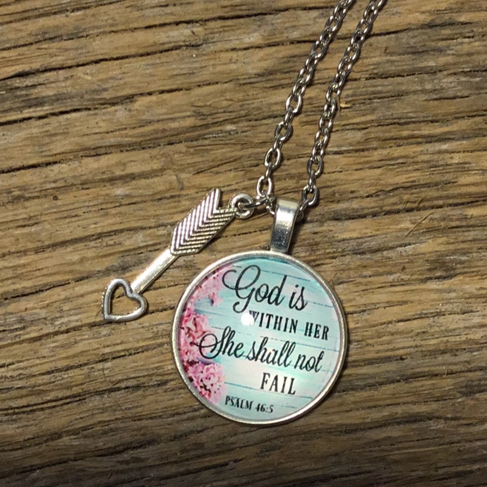 🆕 teach/inspire & God is within ❤️ necklace pair - Picture 2 of 3